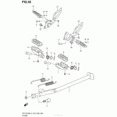 Схема узла: Stand (Dr-Z400Sl3 E33) для Suzuki DR-Z400 DR-Z400S