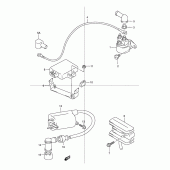Схема узла: Электрооборудование для Suzuki TU125