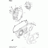 Схема вузла: Кришки картера для Suzuki UH200 Burgman