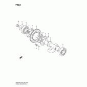 Схема вузла: Балансувальний вал для Suzuki GZ250 Marauder