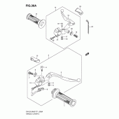Схема вузла: Ручки керма (En125huk4/huzk6/huk7/huk8) для Suzuki EN125