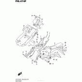 Схема вузла: Rear Fender (Gsx-R1000Al7 E33) для Suzuki GSX-R1000