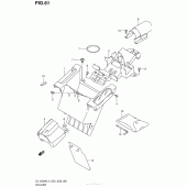 Схема вузла: Holder (Dl1000Al4 E33) для Suzuki DL1000 V-Strom
