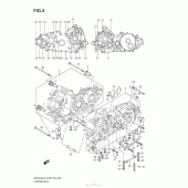 Схема узла: Картер двигателя для Suzuki AN650 Burgman (EU analogue of SkyWave)