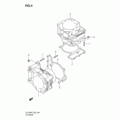 Схема узла: Цилиндр для Suzuki DL1000 V-Strom