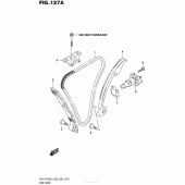 Схема вузла: Ланцюг ГРМ & Натягувач & Заспокоювач Suzuki GSX-R1000