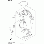 Схема вузла: Паливний насос Suzuki VL800 Boulevard C50C