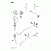 Схема вузла: Електроустаткування для Suzuki RM-Z250