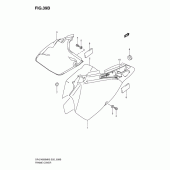 Схема вузла: Бічні панелі (Model k9) для Suzuki DR-Z400 DR-Z400SM