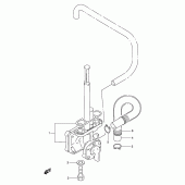 Схема вузла: Паливний кран Suzuki DR650 DR650RE