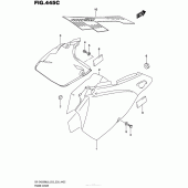 Схема вузла: Бічні панелі (Dr-Z400Sml6 E33) для Suzuki DR-Z400 DR-Z400SM