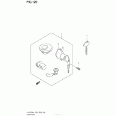 Схема вузла: Lock Set (Vl1500L4 E03) для Suzuki VL1500 Boulevard C90