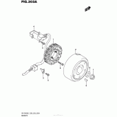 Схема вузла: Статор & Ротор для Suzuki DR-Z400 DR-Z400S