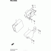 Схема узла: Крепление аккумулятора для Suzuki DR-Z70