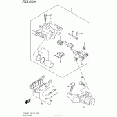 Схема узла: Задний тормозной суппорт для Suzuki VZ1500 Boulevard M90