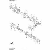 Схема узла: Трансмиссия для Suzuki DR-Z70