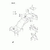 Схема узла: Заднее крыло (Model n/p) для Suzuki GSX-R750