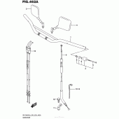 Схема узла: Руль & Тросики для Suzuki DR-Z400 DR-Z400S