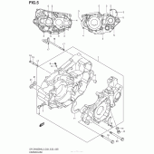 Схема узла: Картер двигателя для Suzuki DR-Z400 DR-Z400SM