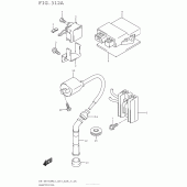 Схема вузла: Електроустаткування для Suzuki DR-Z400 DR-Z400SM