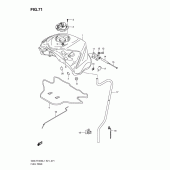 Схема вузла: Паливний бак (Gsx-r1000l1 e14) для Suzuki GSX-R1000