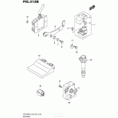 Схема вузла: Електроустаткування (Gsx-R600L5 E28) для Suzuki GSX-R600