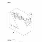 Схема узла: Водяной насос для Suzuki GSX1300 Hayabusa
