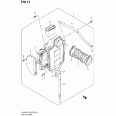 Схема вузла: Повітряний фільтр Suzuki LS650 Boulevard S40