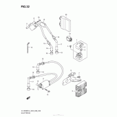 Схема вузла: Електроустаткування (Vl1500Btl3 E03) для Suzuki VL1500 Boulevard C90T BOSS