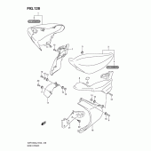 Схема вузла: Бічна кришка (Vzr1800l2 e51) для Suzuki VZR1800 Intruder M1800R/ Boulevard M109R