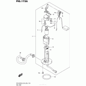 Схема узла: Топливный насос для Suzuki GSX1300 Hayabusa