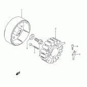 Схема вузла: Генератор для Suzuki GSX-R600