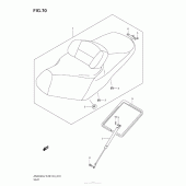 Схема вузла: Seat (An650A L2 E28) для Suzuki AN650 Burgman (EU analogue of SkyWave)