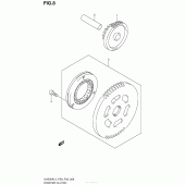 Схема узла: Привод стартера для Suzuki UH200 Burgman