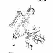 Схема вузла: Balancer chain для Suzuki DR650 DR650R