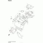 Схема вузла: Holder (Dl1000Al4 E03) для Suzuki DL1000 V-Strom
