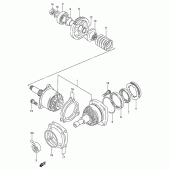 Схема вузла: Вторинна передача Suzuki VX800 VX800