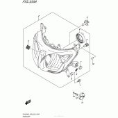 Схема вузла: Фара для Suzuki DL650 V-Strom