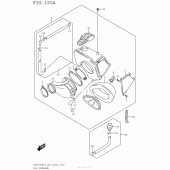 Схема узла: Воздушный фильтр для Suzuki DR650 DR650SE