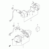 Схема вузла: Поворотники (P9) для Suzuki TS125