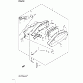 Схема узла: Воздушный фильтр для Suzuki UX150 Sixteen