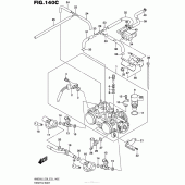 Схема вузла: Throttle Body (An650Zl6 E33) для Suzuki AN650 Burgman (EU analogue of SkyWave)