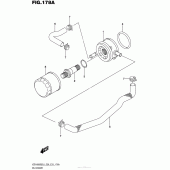 Схема вузла: Олійний охолоджувач для Suzuki VZR1800 Boulevard M109R