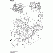 Схема вузла: Картер двигуна для Suzuki VL800 Boulevard C50C