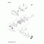 Схема узла: Задний фонарь (Стоп-сигнал) (Gsx-R1000L3 E33) для Suzuki GSX-R1000