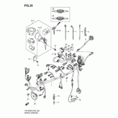 Схема вузла: Електропроводка (See note) для Suzuki VZR1800 Intruder M1800R/ Boulevard M109R
