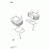 Схема вузла: Циліндр для Suzuki VLR1800 Intruder C1800R/ Boulevard C109R