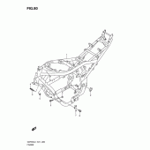 Схема вузла: Рама (Gsf650sl1 e21) для Suzuki GSF650 Bandit S