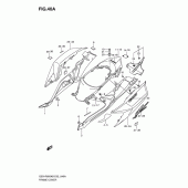 Схема вузла: Бічні панелі (Model k9) для Suzuki GSX-R600