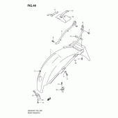Схема узла: Заднее крыло для Suzuki GS500